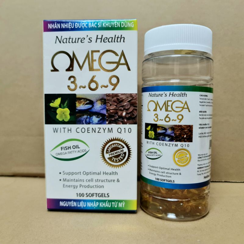 Omega 369 - Hộp 100 viên - Tăng cường dưỡng chất cho mắt giúp mắt sáng