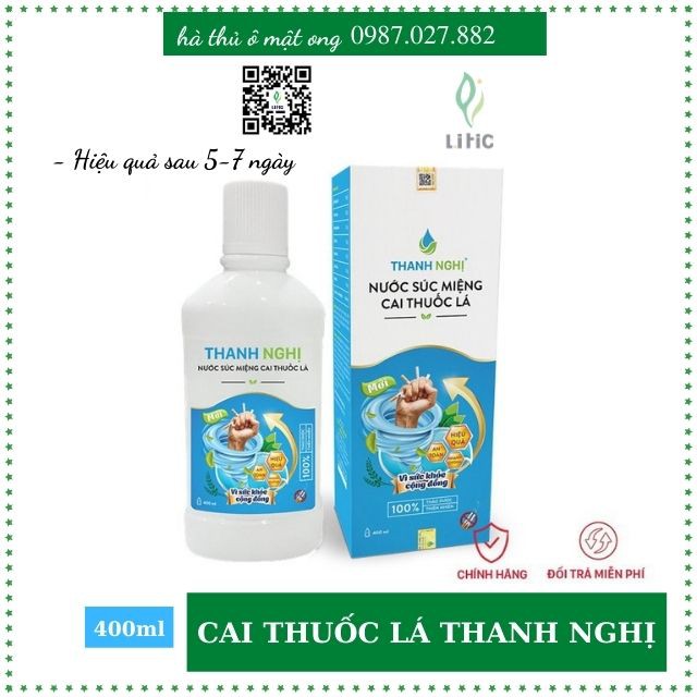 Nước súc miệng cai thuốc lá Thanh NghịFREESHIPnước súc miệng cai thuốc AIL992211