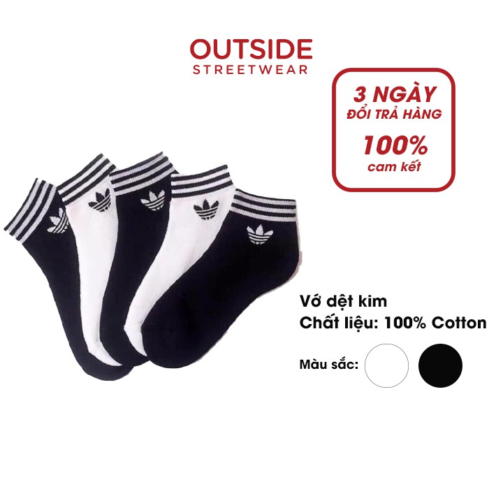 Tất cổ cao unisex, vớ cổ cao nam nữ chất liệu cotton freesize thoáng mát phong cách ulzzang Outsidefashion TC001