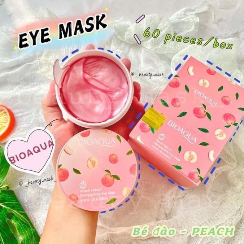 Hộp 60 miếng mặt nạ dưỡng mắt Bioaqua Eyemask Hydrating DANA