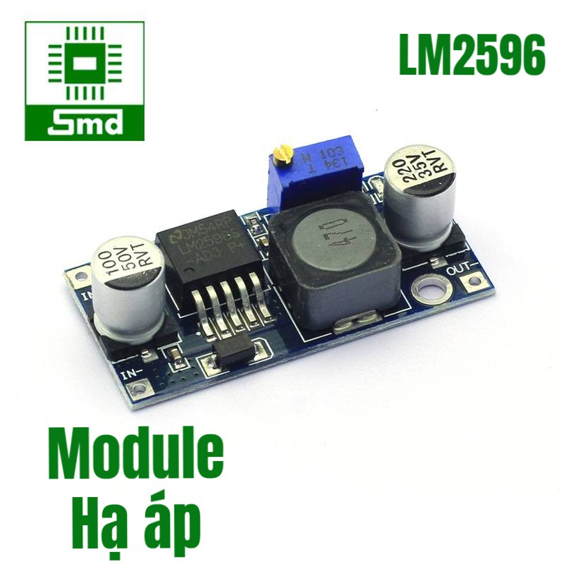 Module nguồn hạ áp 3A LM2596, mạch hạ áp, giảm áp 1.5V đến 30V