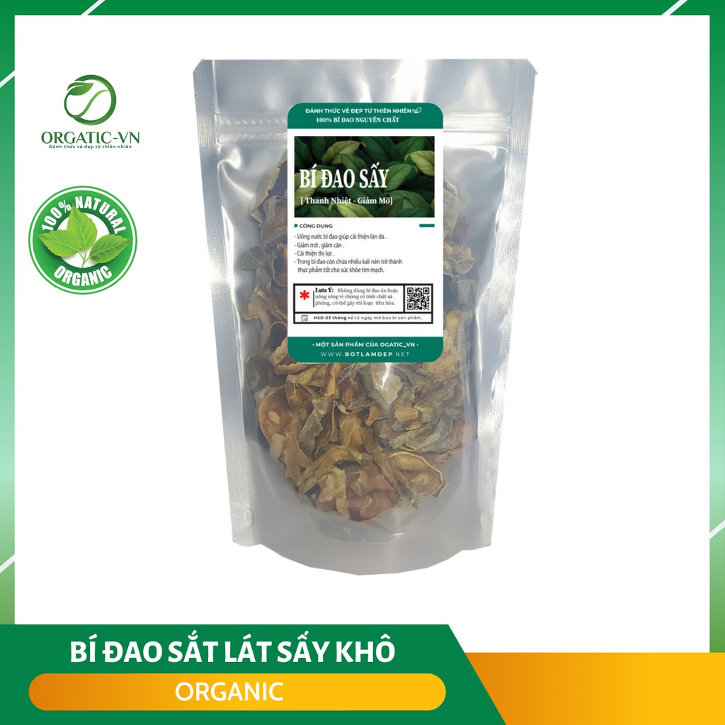 Trà Bí Đao Sấy Khô - Bí đao sấy khô Organic - 75Gr