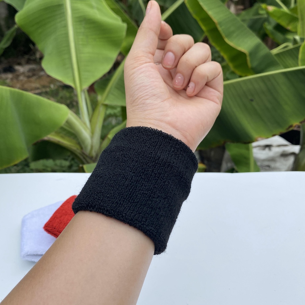 Băng quấn cổ tay thể thao thấm mồ hôi, băng cổ tay tập Gym, Boxing, Yoga