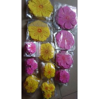 Bộ hoa mai, hoa đào bằng xốp