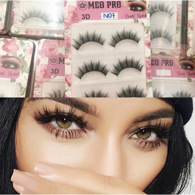 Lông mi chồn 3 cặp 5d- N07