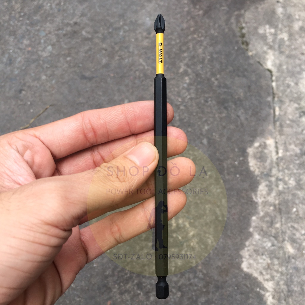 Mũi Vít DEWALT Socket, Mũi Bắt Vít PH2 Chuôi Lục Giác   Dành Cho Máy Vặn Vít