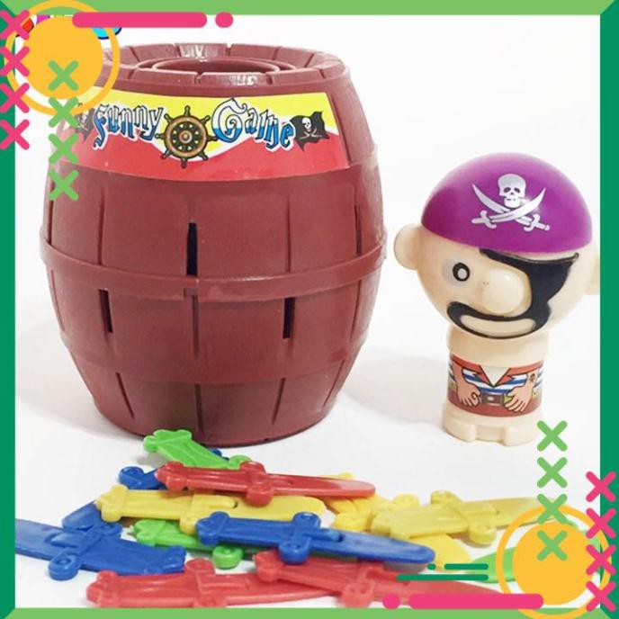 Đồ chơi Đâm hải tặc Pop-Up Pirate (cỡ nhỡ) 12 kiếm, trò chơi hot nhất năm 2020 Mẫu mới