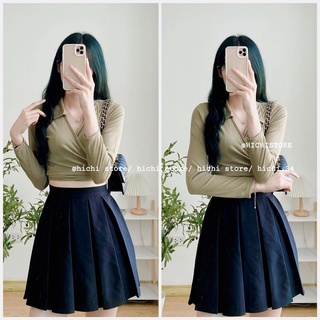 Chân váy xếp ly xoè