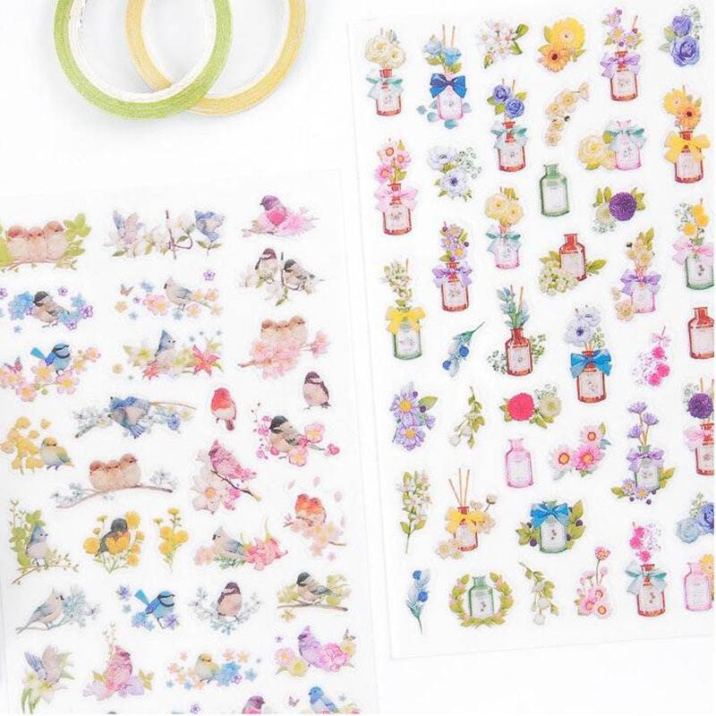 Set 6 Miếng Dán Trang Trí Hình Mèo Dễ Thương