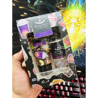 🌺 Set Xịt thơm Body Mist Victoria Secret Pure Seduction/ Crimson Berries 75ml + Body lotion 75ml 🌺