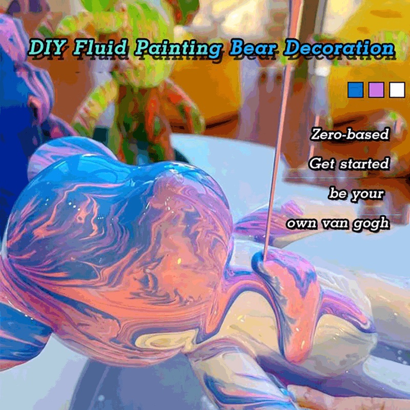 Đồ trang trí Đồ Chơi Gấu Dạng Lỏng graffiti Tự Làm Thủ Công DIY