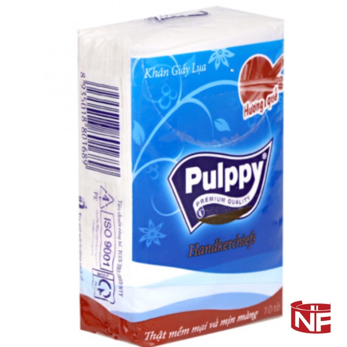 Khăn Giấy Lụa Bỏ Túi Pulppy Compact 10 gói