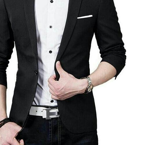 (Blazer Hugo) Áo Khoác Cotton Co Giãn Cho Nam Màu Sắc