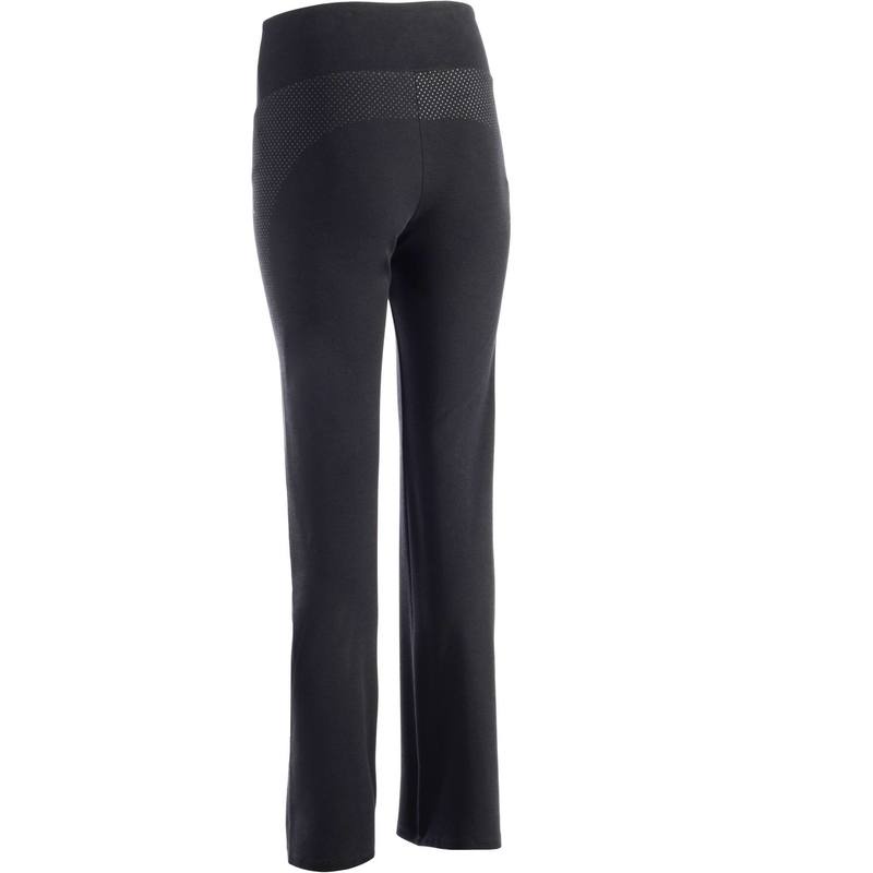 Quần legging ôm vừa tập Gym và Pilates Decathlon DOMYOS 900 cho Nữ - Đen size W28 L29