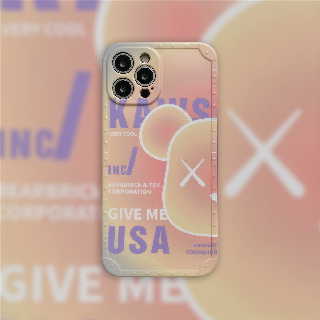 Ốp điện thoại nhựa mềm logo Bearbrick nổi tiếng cho iPhone12 mini 11 PRO MAX 7/8plus SE2020 X/XS XR XSMAX | BigBuy360 - bigbuy360.vn