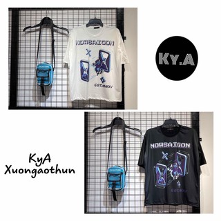 [Ảnh thật] Áo thun Unisex In 3D  Form rộng, tay lỡ NOW SAIGON_879/880KyA