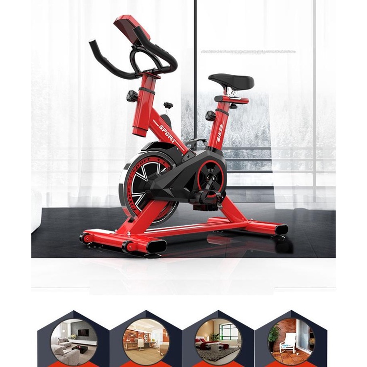 Xe Đạp Tập Thể Dục Tại Chỗ, Xe Đạp Thể Thao GYM Bike Sport Q7 Bàn Đạp Chống Trượt - Bảo Hành 12 Tháng