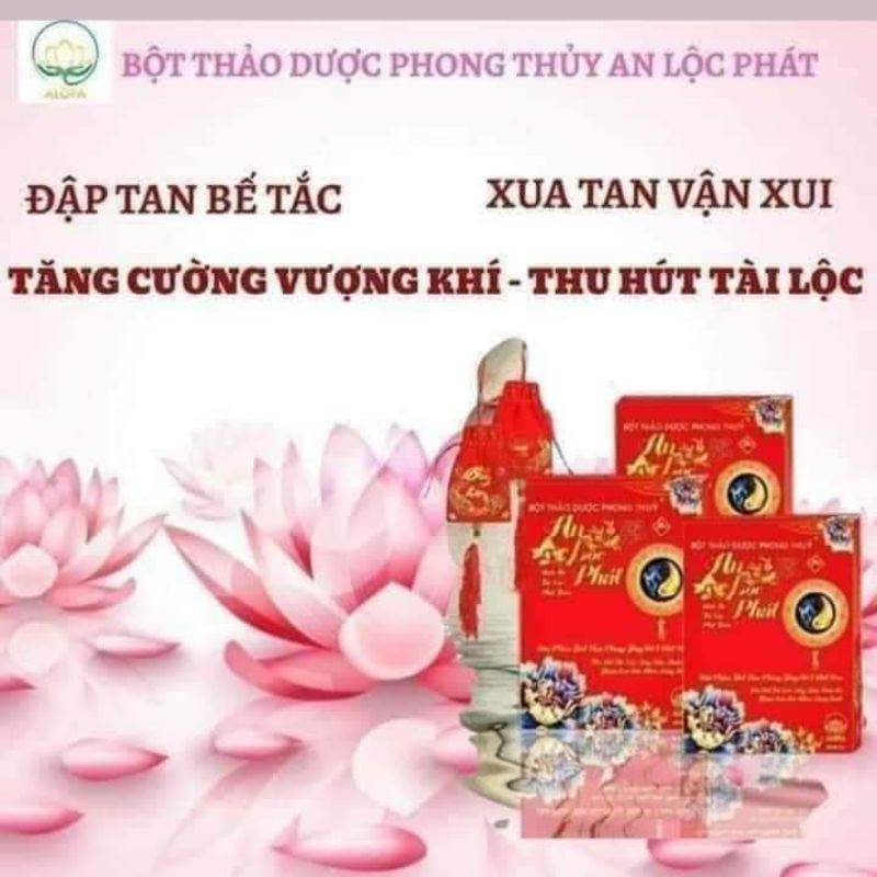 Bột thảo dược alofa chiêu hút tài lộc