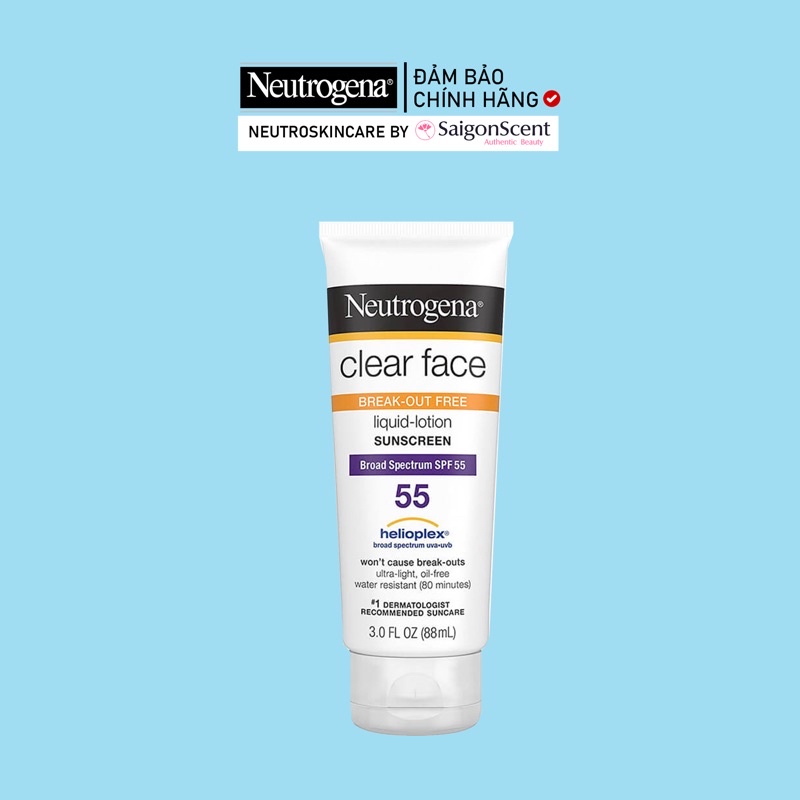 Kem chống nắng Neutrogena Clear Face SPF 55