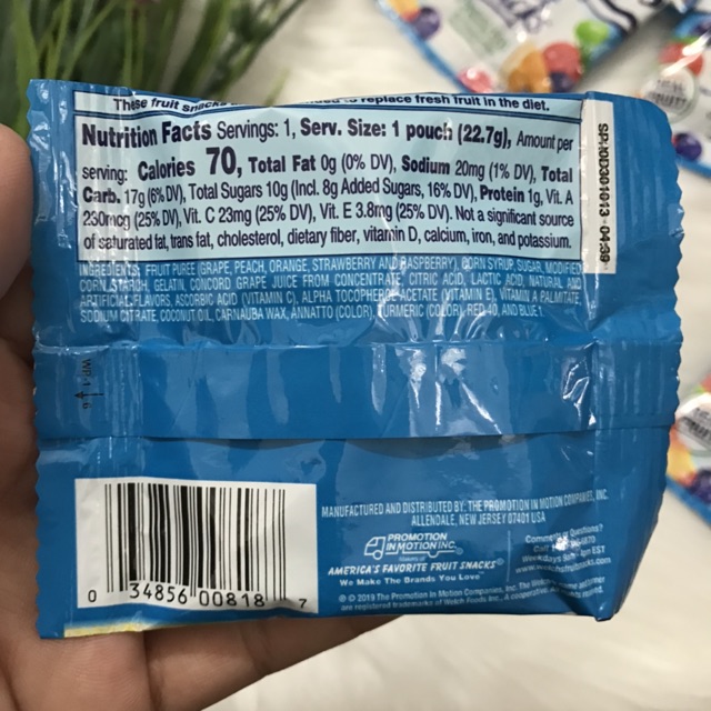 ❤️ [Date 10/2021] Tách lẻ 1 gói Kẹo dẻo trái cây Welch's 22,7g Mỹ | BigBuy360 - bigbuy360.vn