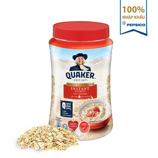 Yến mạch ăn liền Quaker 600g