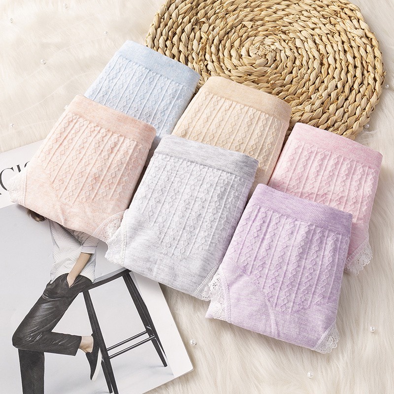 Hộp 5 Quần Lót Mujjii Cotton Kháng Khuẩn Muối Tiêu