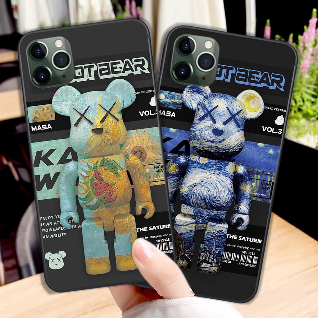 ỐP LƯNG IPHONE 11/11 PRO/11 PRO MAX/12/12 PRO/ 12 MINI /12 PRO MAX MẪU MỚI NHẤT HOT NHẤT BEARBRICK CỰC ĐẸP