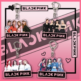 Móc khóa acrylic hình nhóm nhạc Blackpink cao cấp