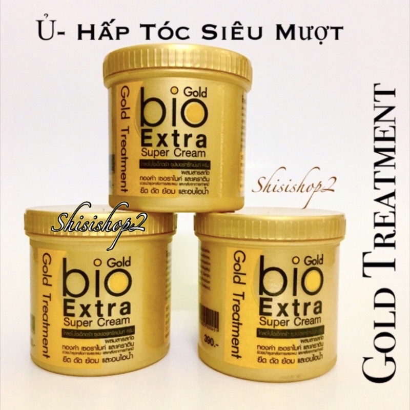 Ủ Tóc Siêu Mượt BIO EXTRA GOLG TREATMENT 500ml Thái Lan Lưu Hương Trên 48 tiếng