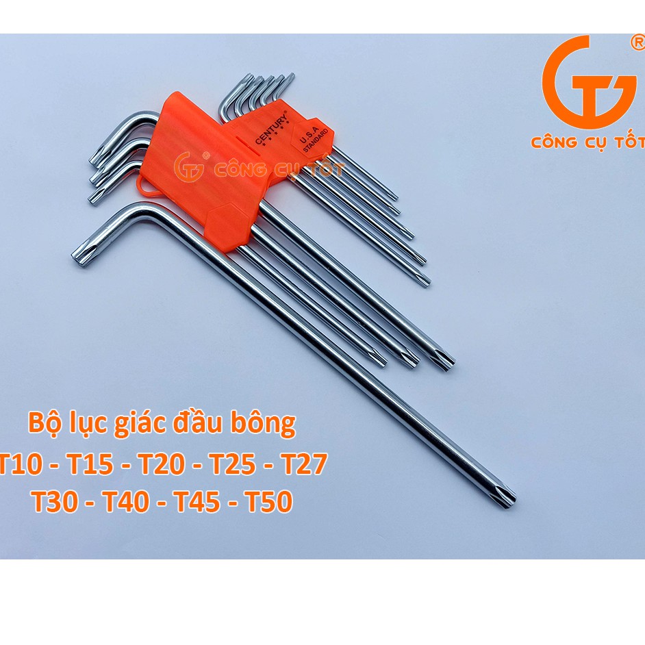 Bộ lục giác 9 cây CENTURY đầu bông