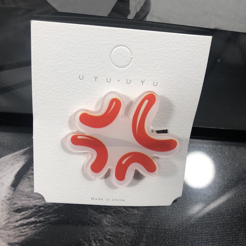 Kẹp tóc hình biểu tượng mặt cười dễ thương