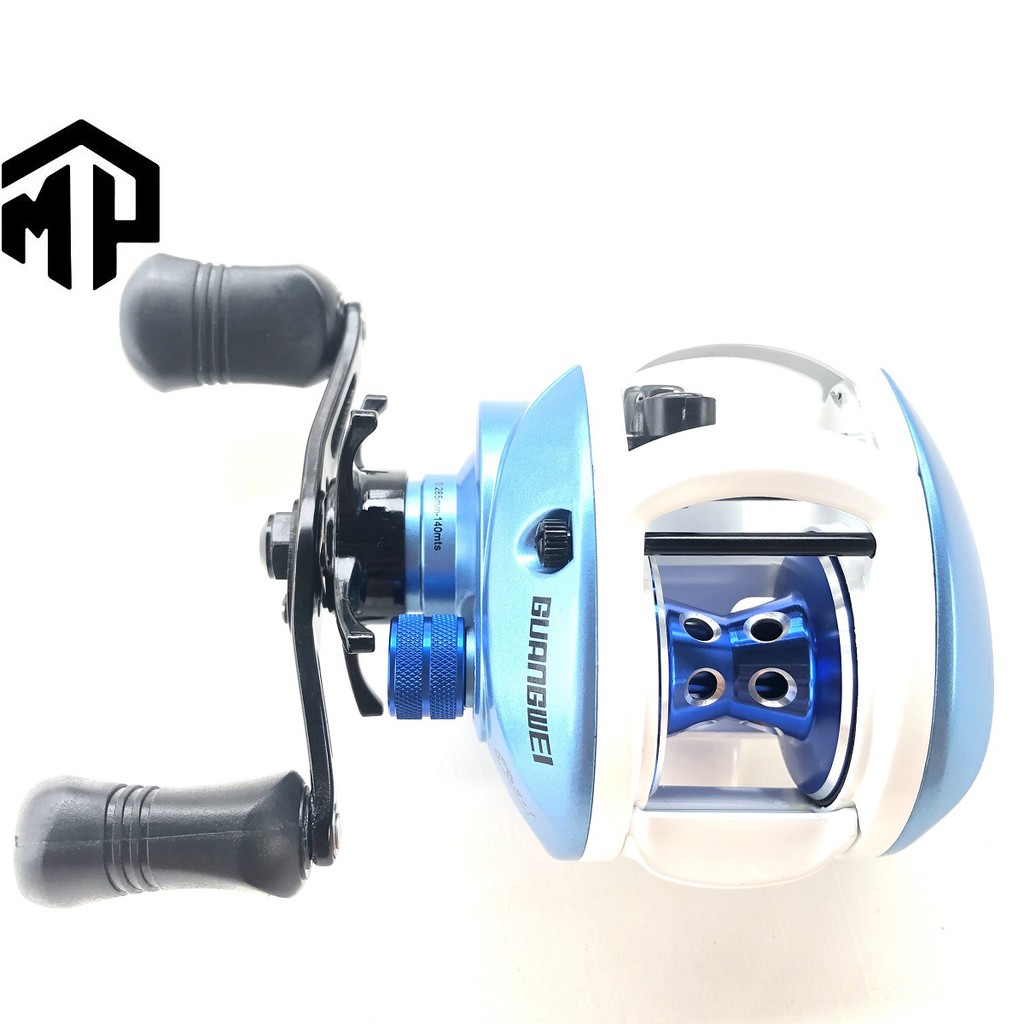 Máy câu ngang GW tay trái 3322 xanh , chính hãng Trắng Xanh hàng chuẩn y hìnhg