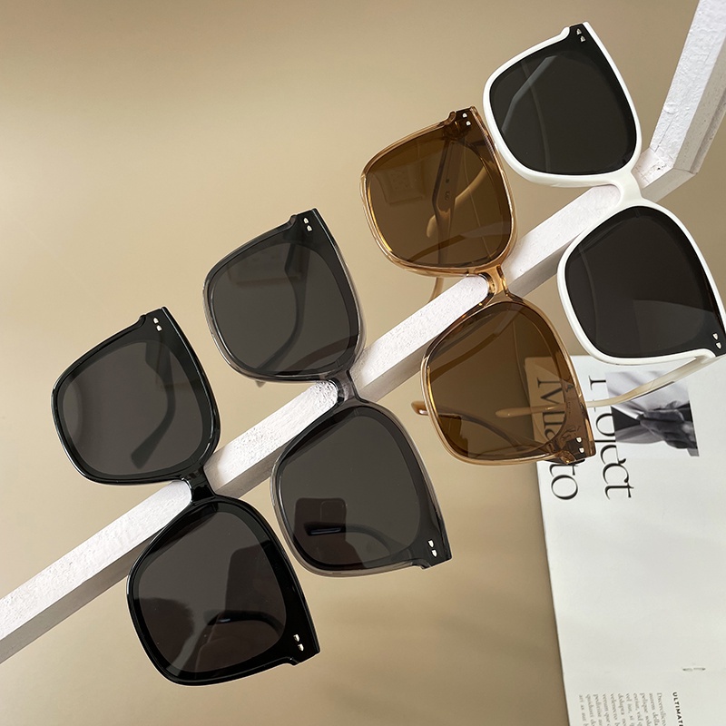 Kính Mát Gọng Vuông Lớn Phong Cách Hàn Quốc Cổ Điển Thời Trang Cho Nam Và Nữ