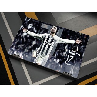 Tấm dán laptop hình Ronaldo, hình dán theo yêu cầu khách.