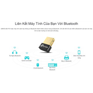 TP-Link Bluetooth 4.0 Bộ Chuyển Đổi USB Nano - UB400 - Hàng Chính Hãng