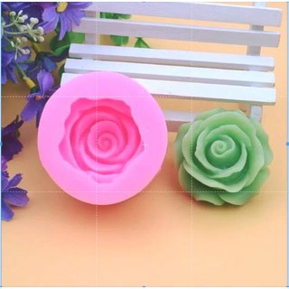 khuoon silicon hoa hồng xòe cánh mỏng