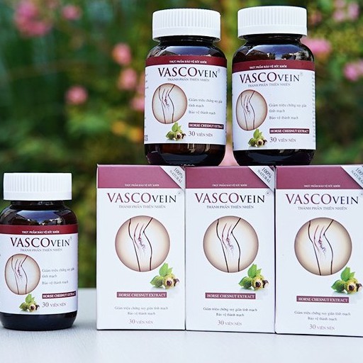 Viên uống Vascovein – Hỗ trợ điều trị suy giãn tĩnh mạch (Hộp 30 viên)