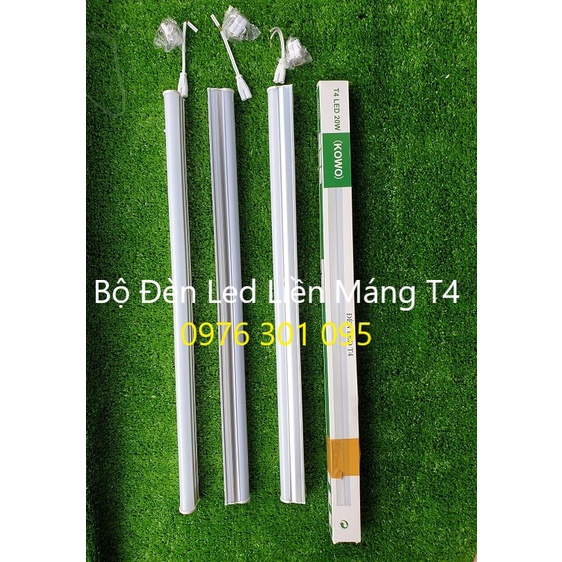 Bộ Đèn Led Liền Máng T4 từ 30cm đến 1m2
