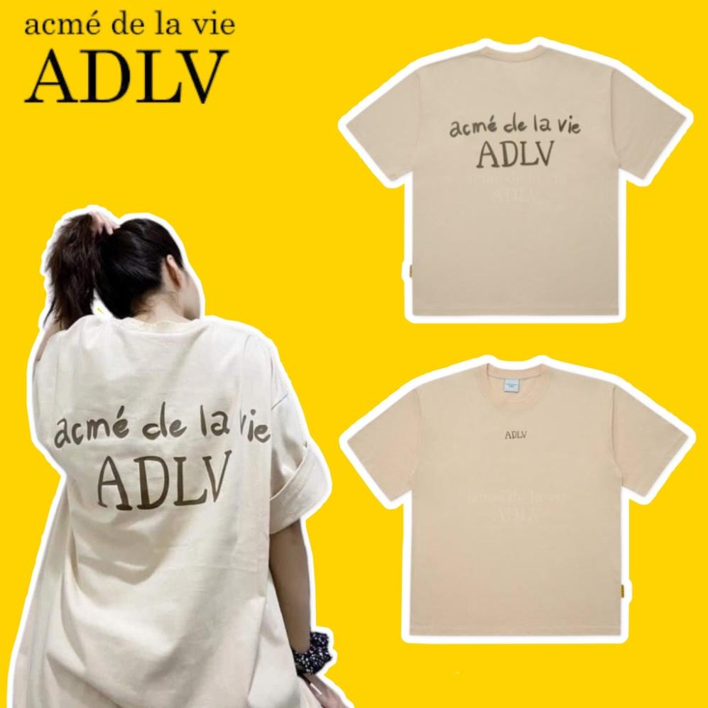 Áo thun ADLV - Acmé de la vie Glossy Beige Hàng Cao Cấp Vải Cotton 100%