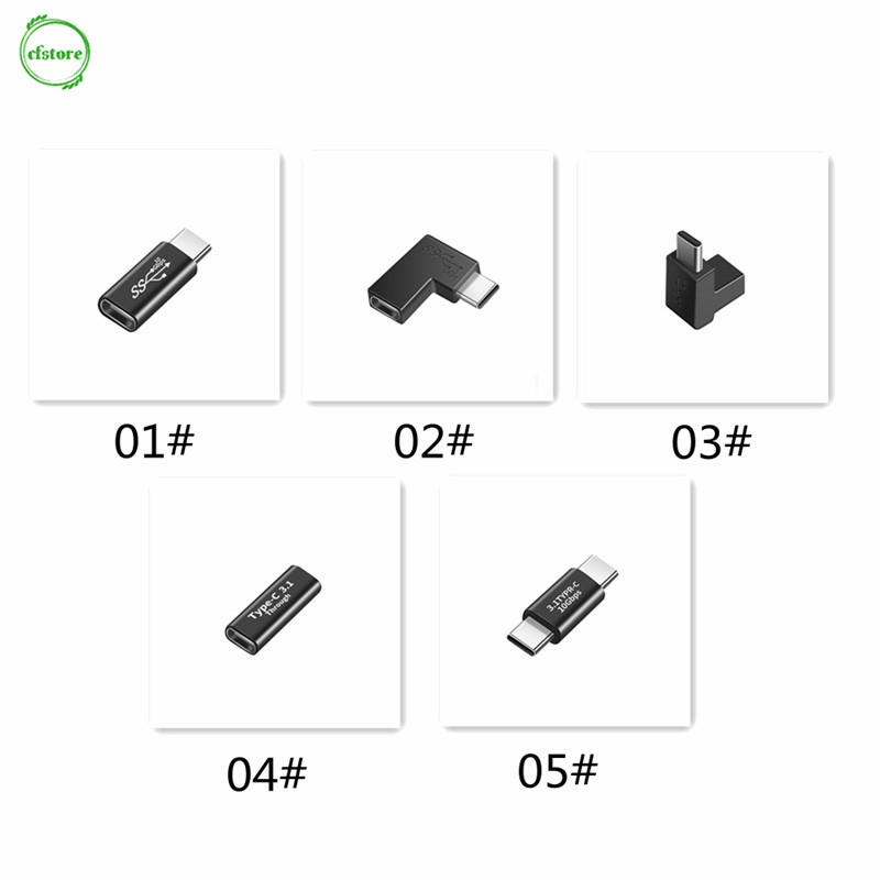 Giắc Chuyển Đổi Từ Cf 5a Type-C Male Sang Female Usb-C Gen 2 10gbps
