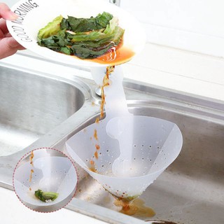 Phễu lọc rác thông minh lọc và giữ lại thức ăn thừa