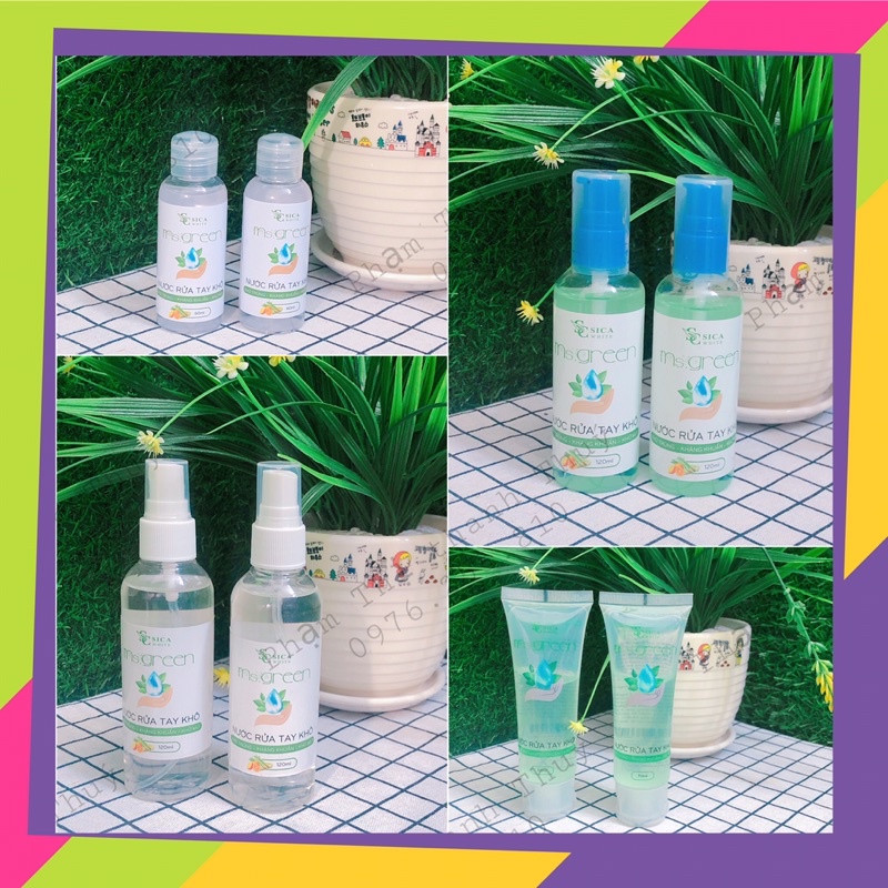 [FREE SHIP] NƯỚC RỬA TAY KHÔ, DUNG DỊCH RỬA TAY KHÔ MS GREEN TIỆN LỢI, NƯỚC RỬA TAY CAO CẤP | BigBuy360 - bigbuy360.vn