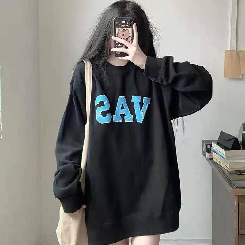 NRVP Áo Hoodie Thiết Kế Đơn Giản Thời Trang Hàn Quốc Cho Nữ