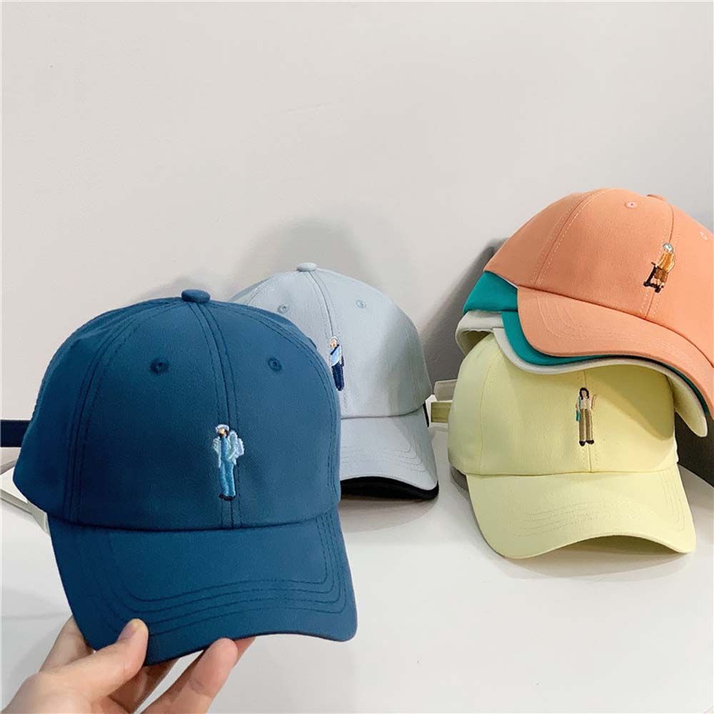 Mũ Lưỡi Trai Thêu Chữ Phong Cách Hip Hop Hàn Quốc Thời Trang Mùa Hè Cho Nam