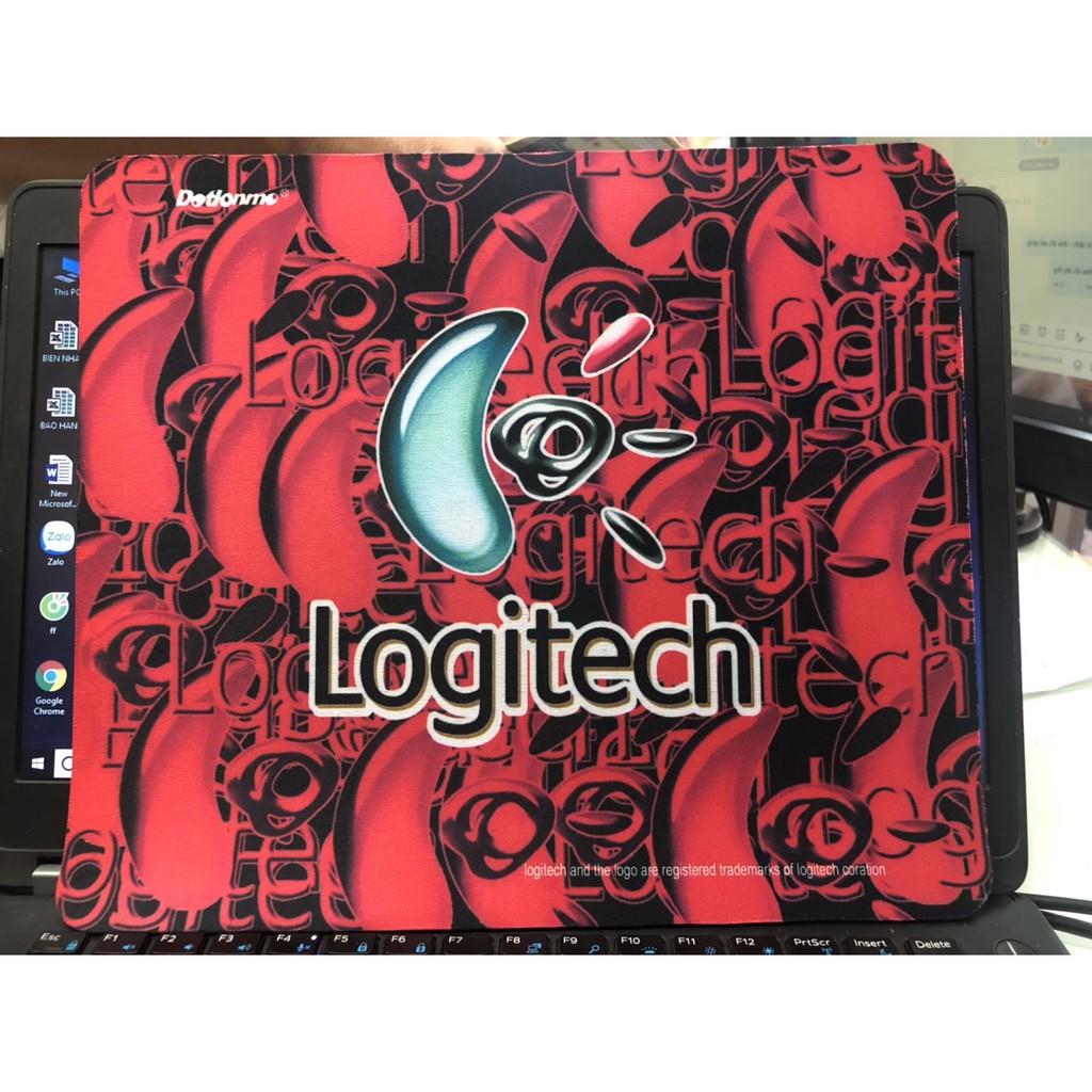 Lót chuột LOGITECH gaming 5 MÀU - Lót chuột 3D cao cấp 29cmx25cmx 2ly