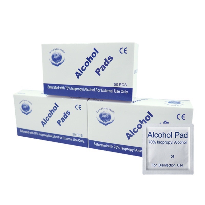 Bông tẩm cồn sát trùng Alcohol Pad, Hộp 100 miếng