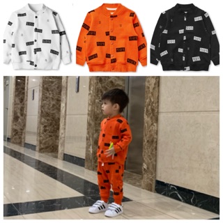 LE COON - Áo khoác Bomber nỉ Lecoon dành cho bé trai bé gái (3 màu)