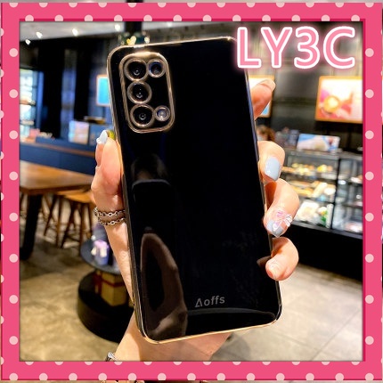 Ốp Điện Thoại Silicone Mạ Điện LY3C Cho OPPO reno 5 pro / reno 6 pro / reno 5 / reno 4 / A15 / A15S / A53 / A33 / A5S / A7 / A12
