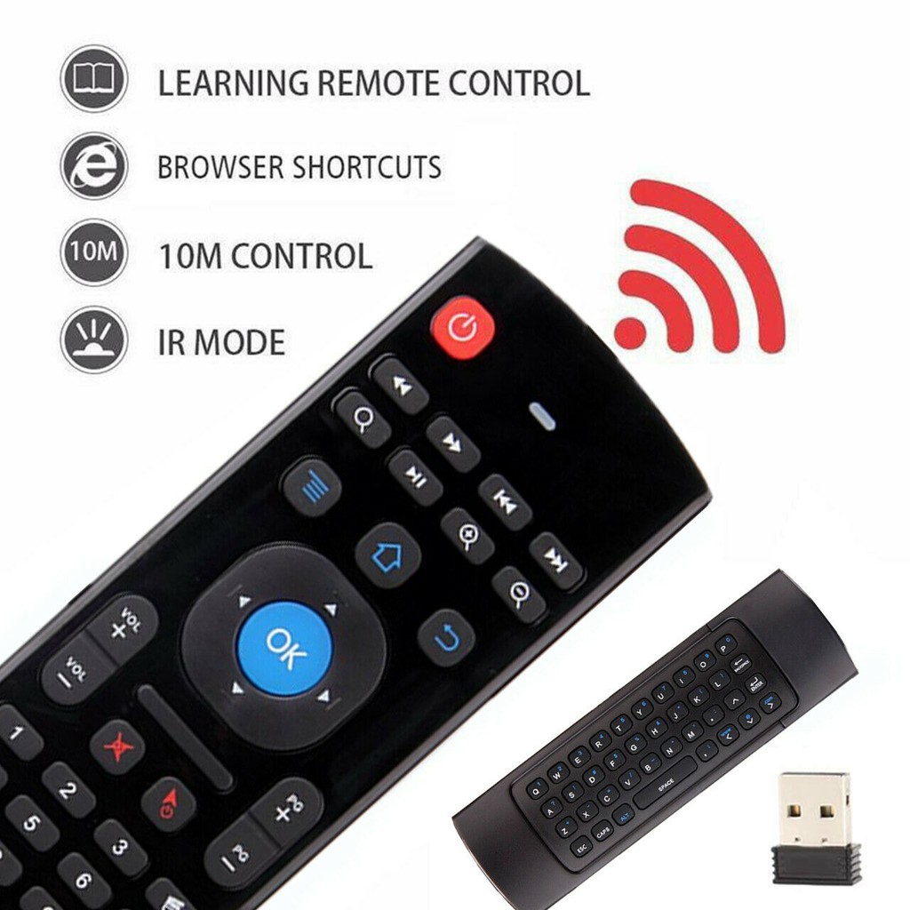 Chuột bay bàn phím thế hệ mới MX3 Pro chuyên dụng cho Box, Smart TV, máy tính