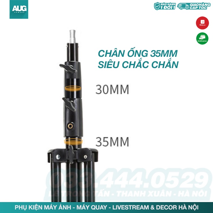 Bộ giá treo phông - khung treo phông di động PHOTOFUL CHÍNH HÃNG chụp ảnh cỡ lớn 2m88 x 3m - AUG Camera &amp; Decor